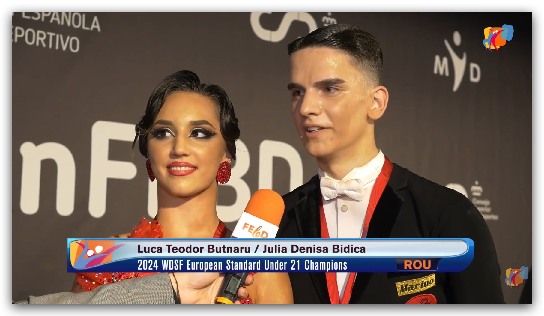 Luca Teodor Butnaru and Julia Denisa Bidica winners Interview